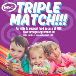 Triple match your gift to support food access!